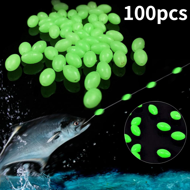 Fishing Equipment And Tools - 100 adet/grup Oval Gece Aydınlık Balıkçılık