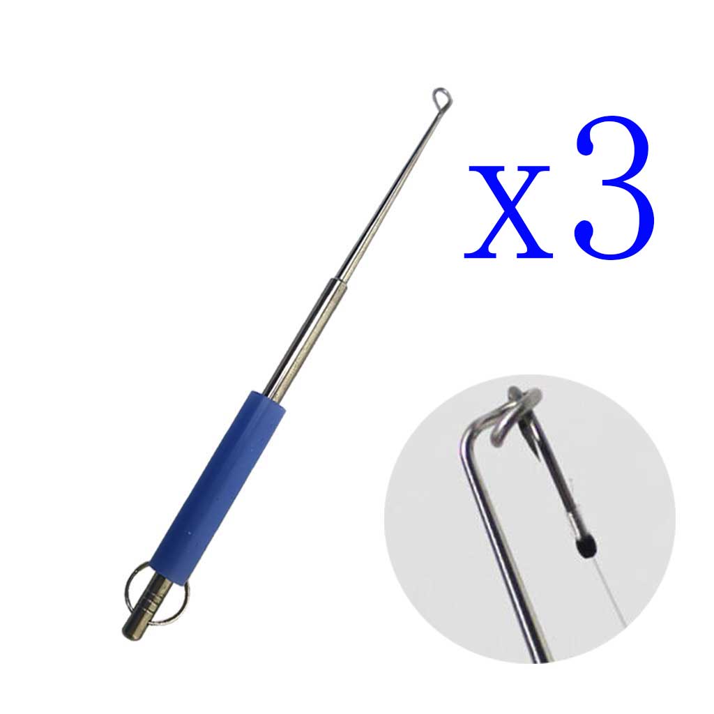 Fishing Equipment Warehouse - 3'lü Paslanmaz Çelik Balık Kancası Çıkarıcı