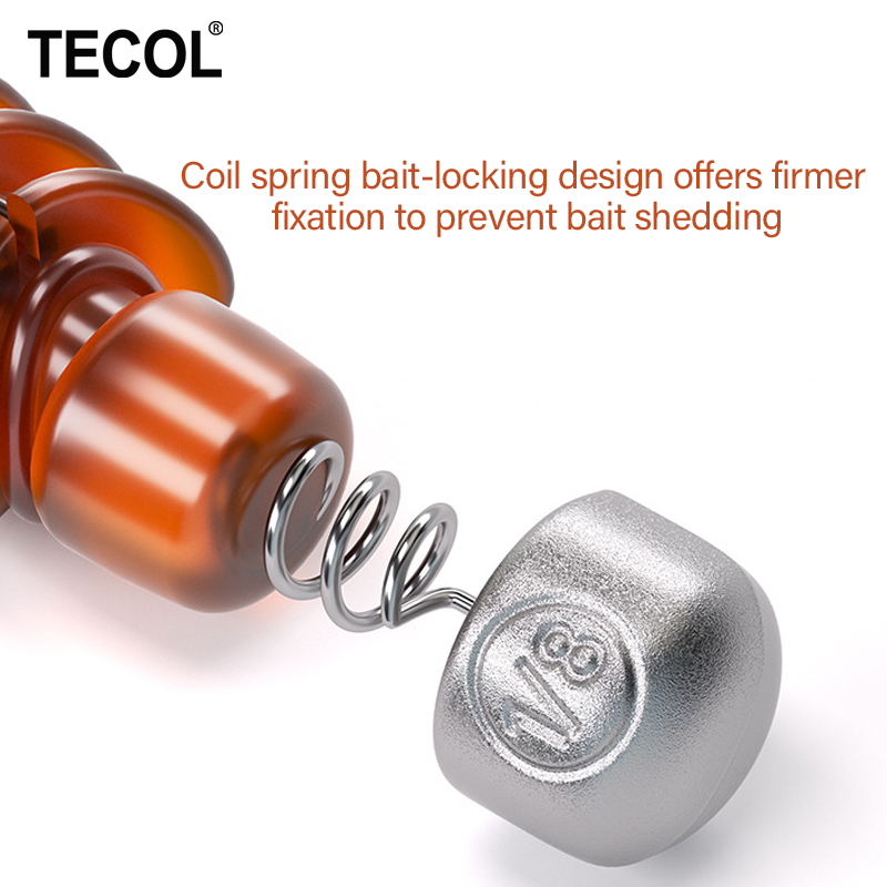 TECOL 1G 1.75G 2.7G 3.5G Spira - Fishing Equipment Lures incelemesi ve fiyatı
