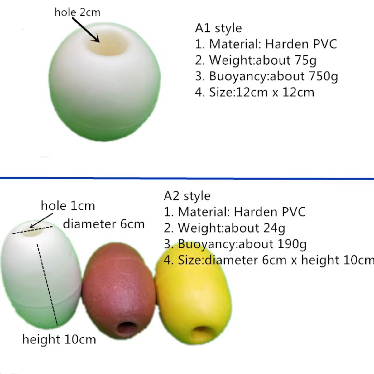 Sert PVC köpük yüzen top su ür - Fishing Equipment And Tools incelemesi ve fiyatı