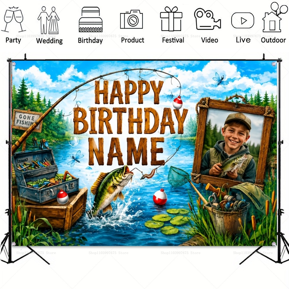 Özel İsimli Fotoğraf Balıkçılı - Fishing Equipment For Kids incelemesi ve fiyatı