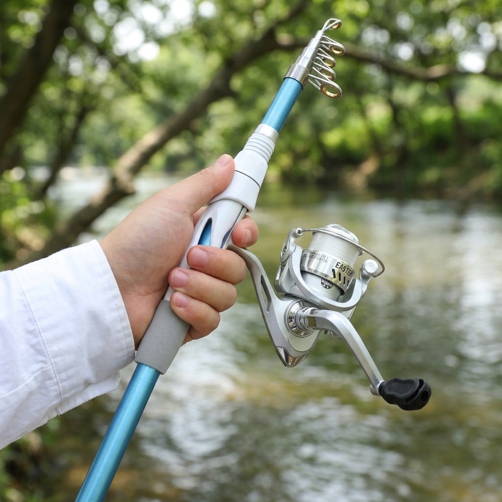Mavi Beyaz 1.8M Olta Kamışı ve - Fishing Equipment For Kids incelemesi ve fiyatı